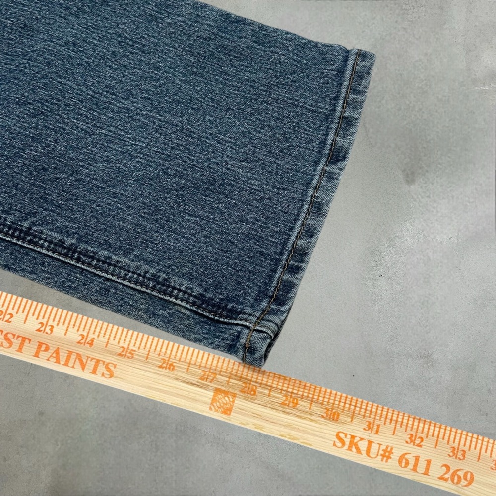 Ariat Rebar M4 Jeans Mens 30x30 Blue Relaxed Bootcut Workwear Denim Pants - Picture 7 of 9
